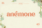Anemone | Vintage Serif, a Serif Font by Pentagonistudio (Thumbnail 1 of 11)