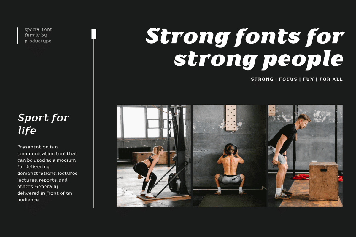 Adahi, a Sans Serif Font by productype1 (Photo 8 of 15)