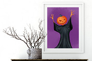 Gnomes and Pumpkins.Design for print, an Illustration by Gennadi Digital Studio (Thumbnail 7 of 8)