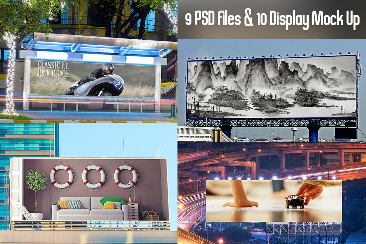 Big Billboard Advertisement Mock Up, an Advertising Mockup by Pixel Place (Photo 3 of 8)