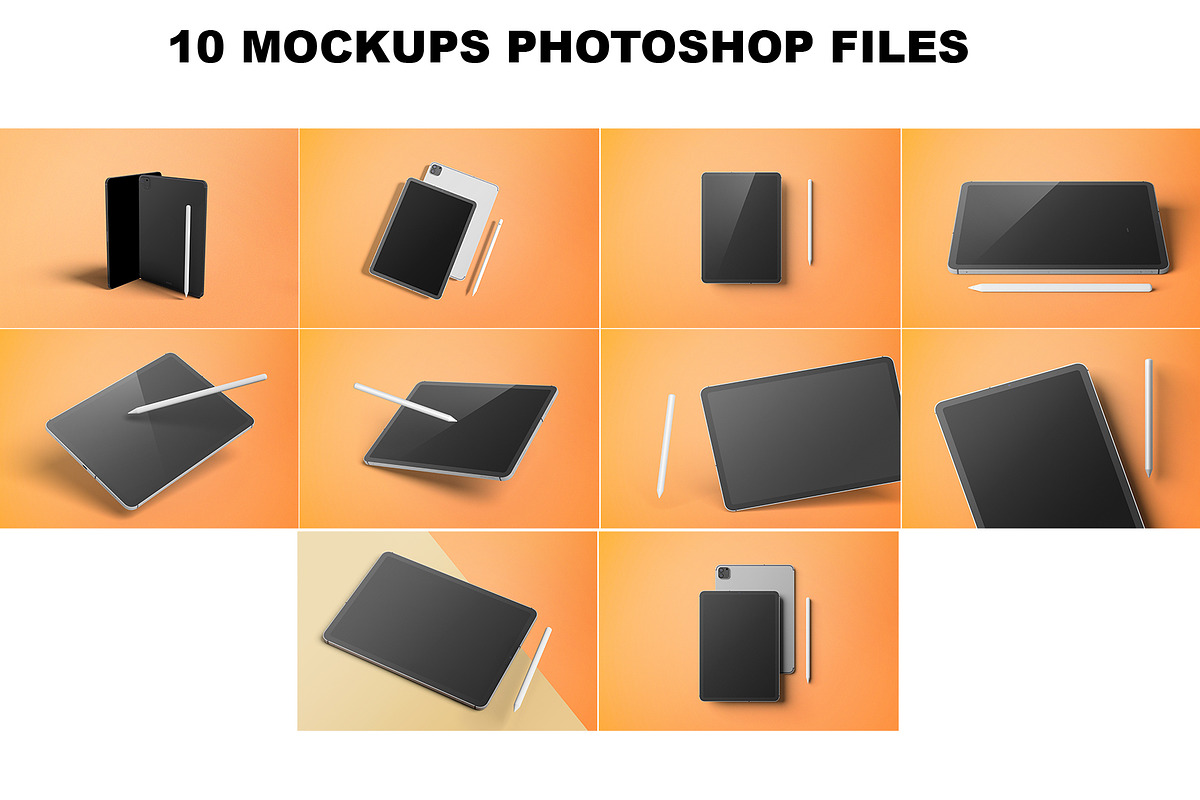 Tablet / iPad Pro Mockups, an iPad Mockup by 2M GRAPHICS DESIGN (Photo 12 of 12)