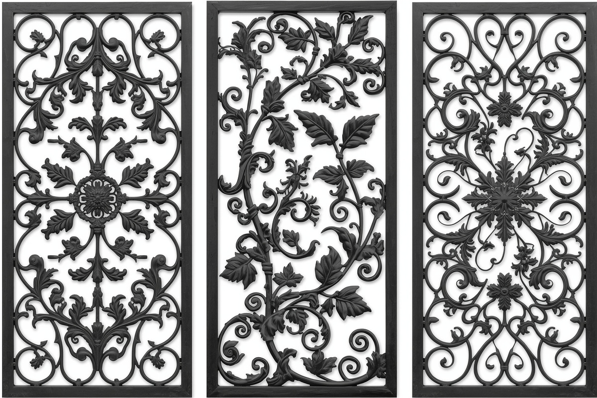 Elegant Lasercut Panel Vector Set, an Illustration by Amazin_art (Photo 8 of 21)