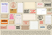 Receiptify - Vintage Ephemera Pack, an Object Graphic by Dina Mae (Thumbnail 2 of 8)