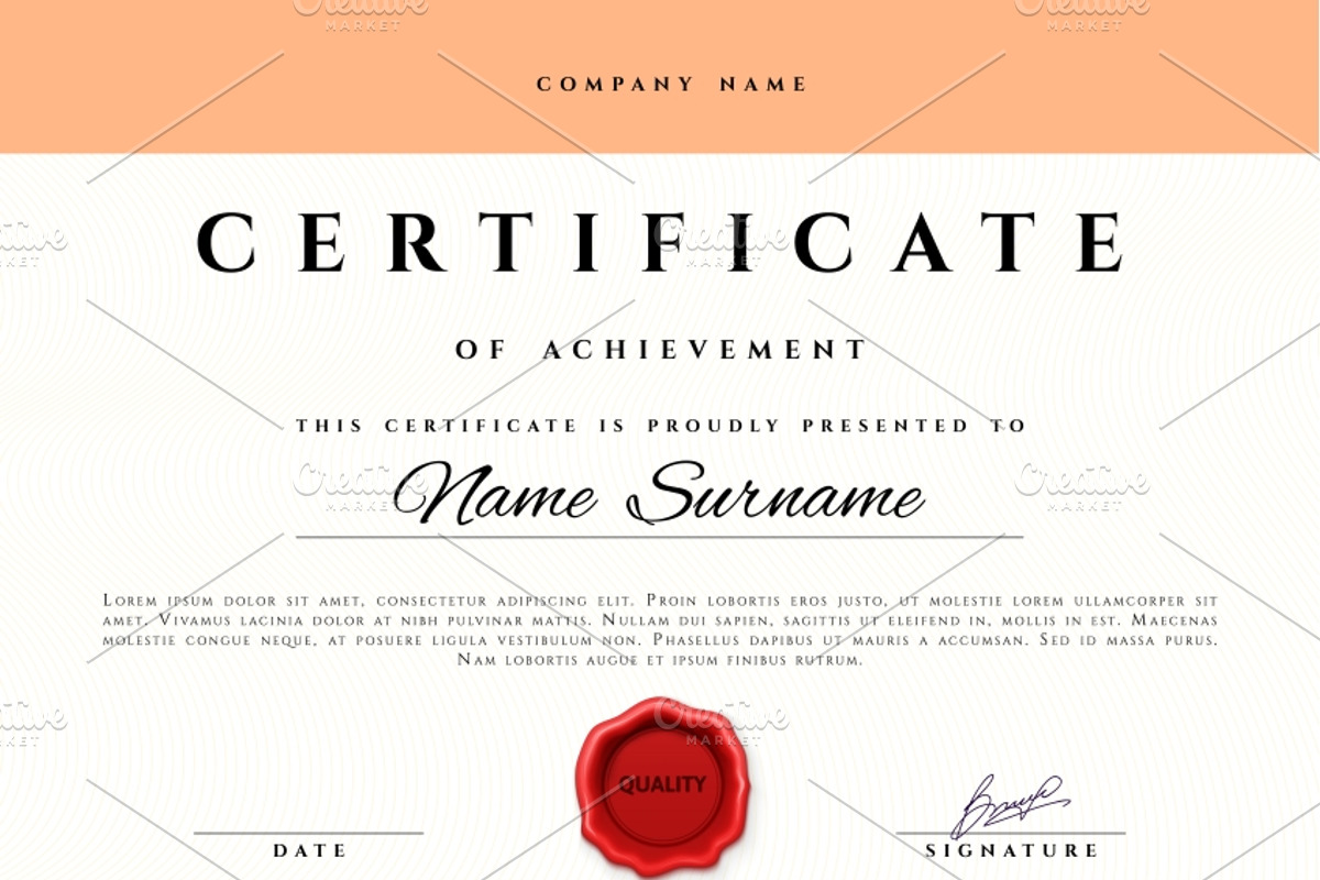 Certificate and diploma., a Product Mockup by Modern vector