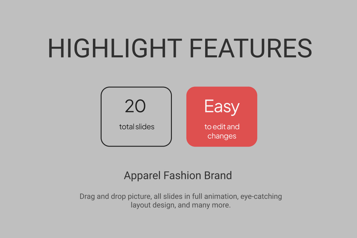 Apparel Fashion Brand Keynote, a Presentation Template by Loin Studio (Photo 2 of 4)