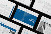Business White Paper Landscape, a Brochure Template by DesignCrest (Thumbnail 2 of 13)
