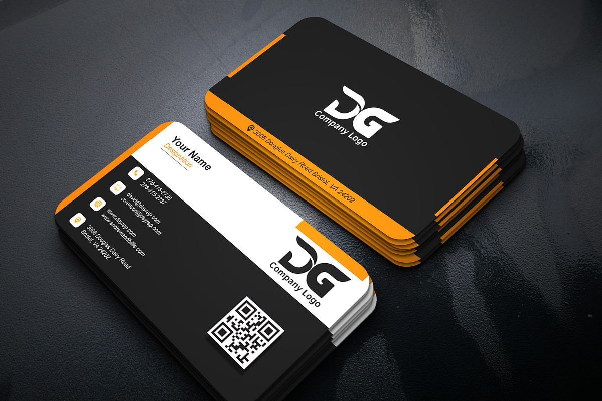 Client Manager Business Card PSD