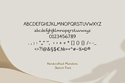Handcrafted Monoline Sketch Font, a Font by gafaroff studio (Thumbnail 5 of 5)