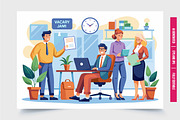 Business Professionals Collaborating, a Finance Illustration by Tanuart (Thumbnail 1 of 3)