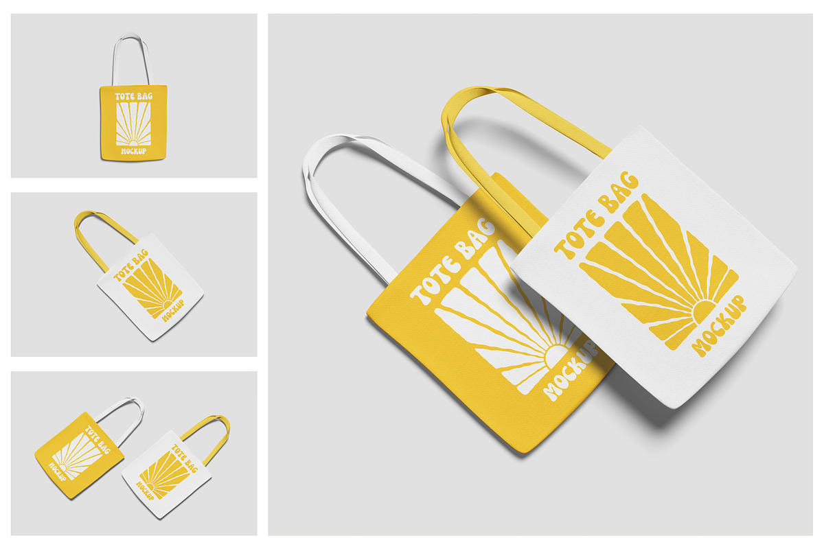 Tote Bag Mockup, a Packaging Mockup by Hazzpro_Std (Photo 1 of 5)