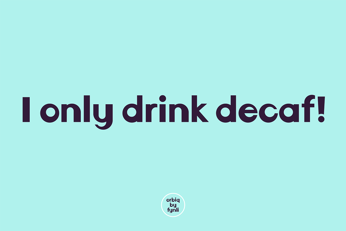 Orbiq Font, a Sans Serif Font by Fynli (Photo 11 of 12)