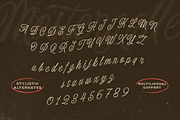 Mostergalle - Script Font, a Script Font by Letterhend Studio (Thumbnail 5 of 9)