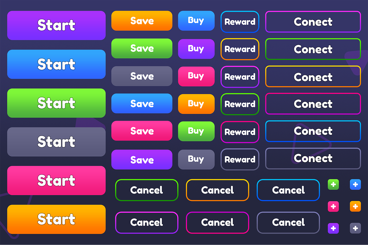 Flat Game GUI Pack, an Icon by KartInnka (Photo 3 of 16)