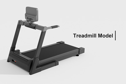 Treadmill 3D Model, an Object 3D Model by mrfauzi