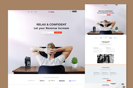 Saas Business Landing Page
