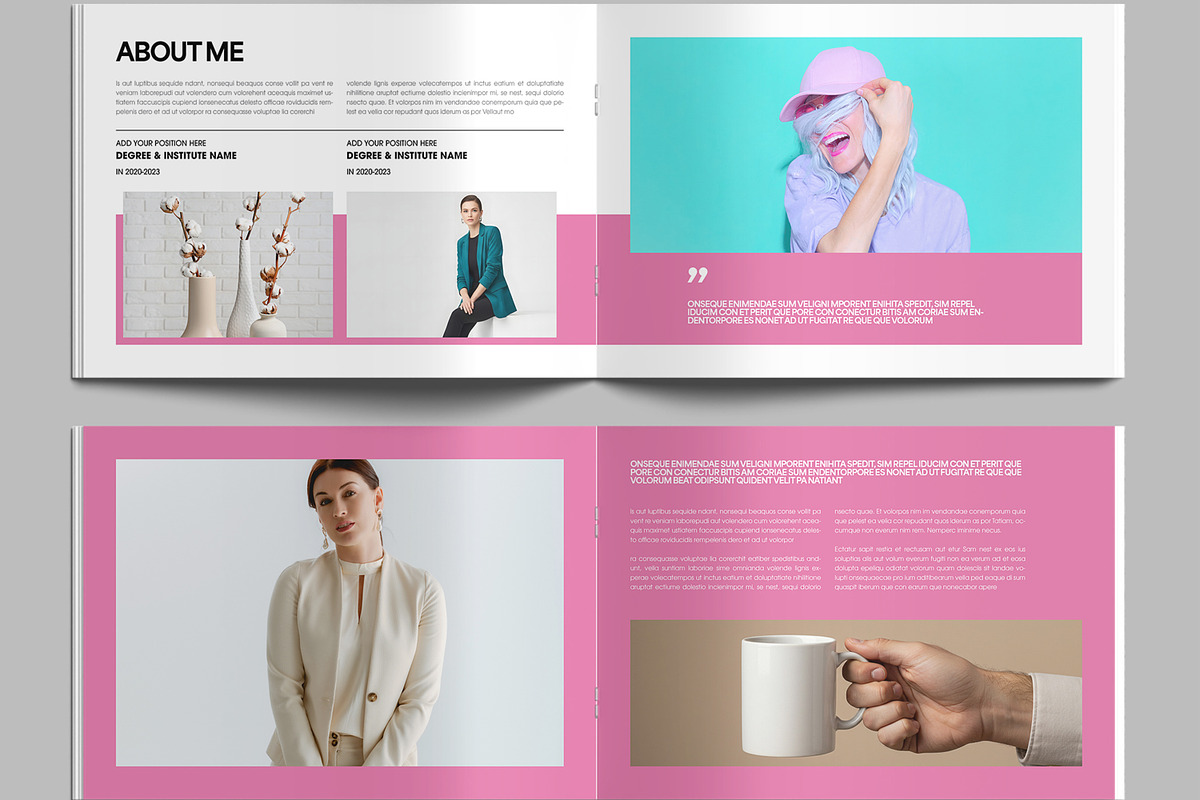 Modern Portfolio Magazine Template