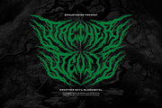 Drether Devil | Black Metal Font, a Blackletter Font by Denustudios (Thumbnail 1 of 6)