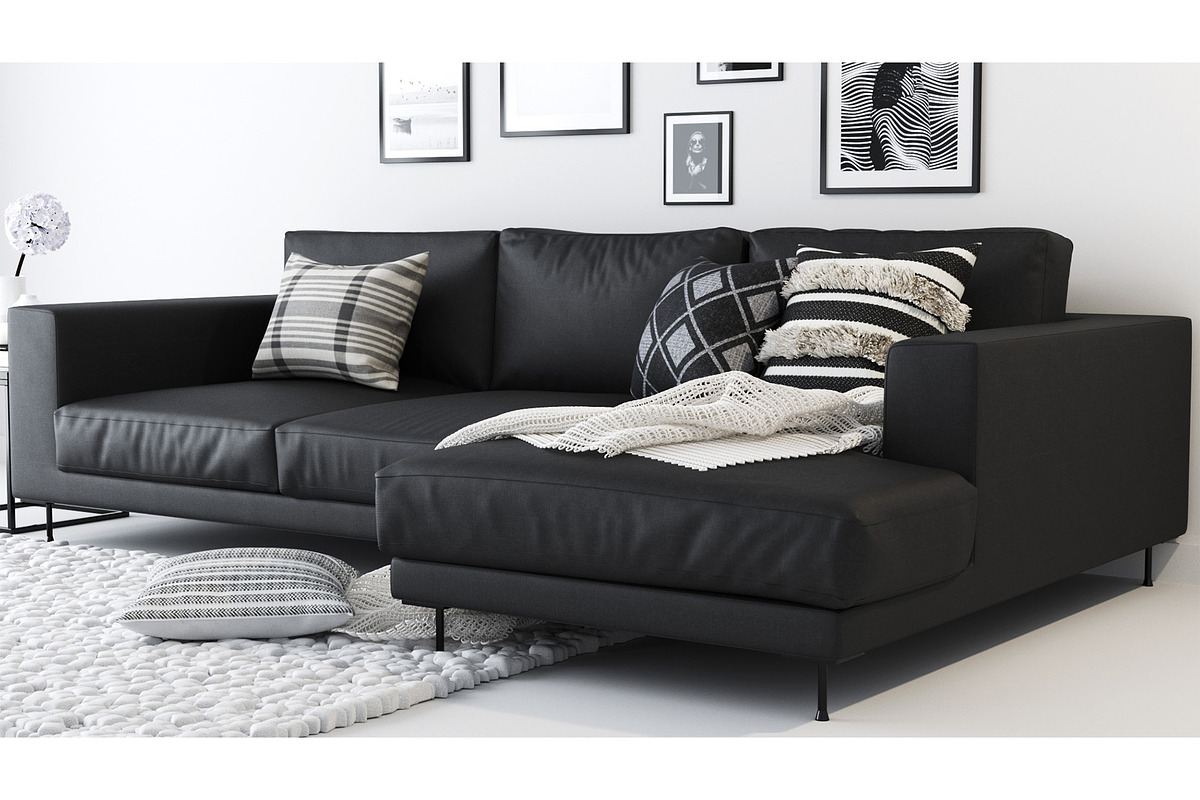 Living D - Soft Monochrome, a Furniture 3D Model by 3DCargo (Photo 2 of 11)