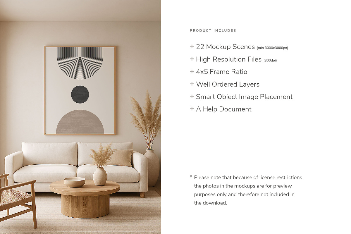 Frame Mockup Scene Collection, a Household Mockup by Ruben Stom (Photo 6 of 10)