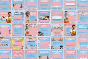 GROOVY PET GROOMING INSTAGRAM POSTS, a Social Media Template by Daring Digies (Thumbnail 3 of 7)