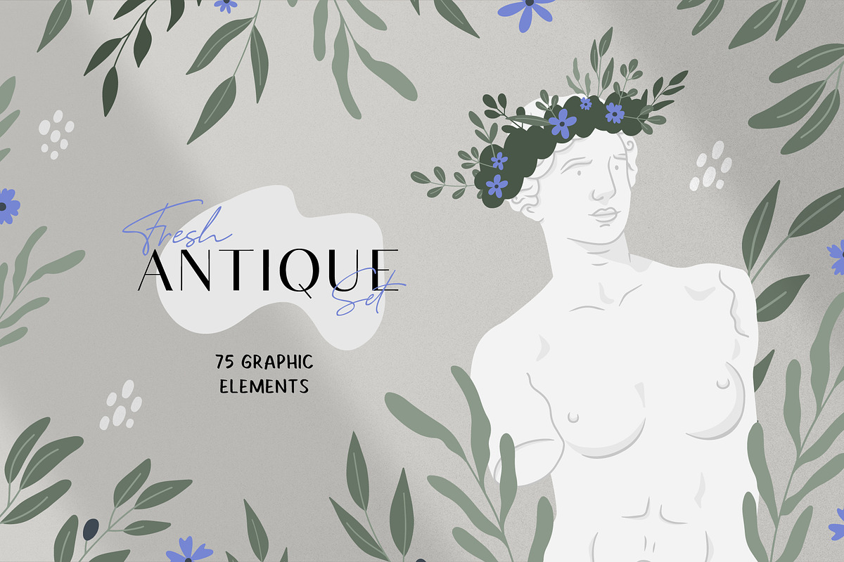 Antique. Abstract floral set, an Object Graphic by MaNechaeva (Photo 1 of 10)