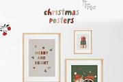 150 Christmas Kids Posters & Prints, a Background Graphic by Muse Artist (Thumbnail 5 of 17)