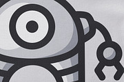 Robot Logo Design, a Branding & Logo Template by pne-design (Thumbnail 1 of 3)