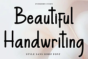 Beautiful Handwriting, a Script Font by FreshTypeINK (Thumbnail 1 of 7)