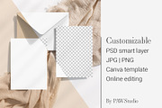 5x7 Card EnvelopeMockupCanva8e2c5b32, an Advertising Mockup by PawMockups (Thumbnail 1 of 12)