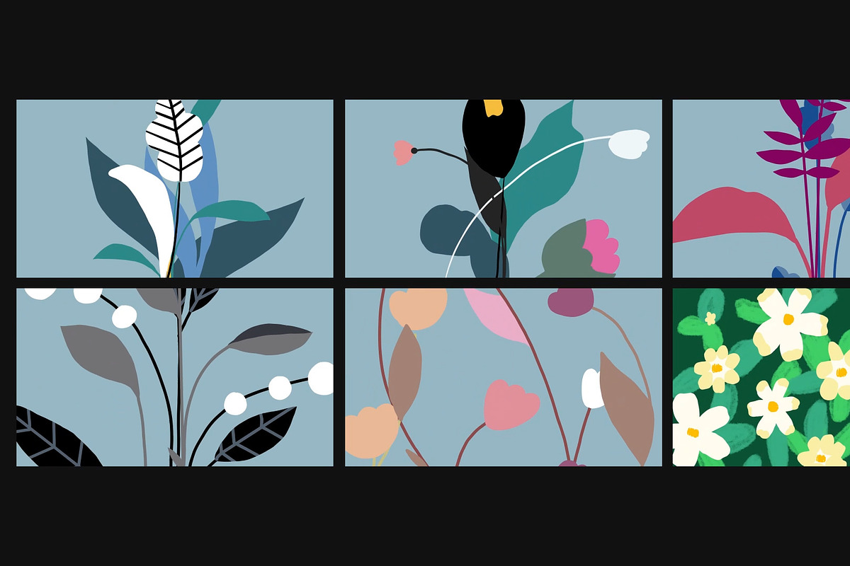 Flower Animated Backgrounds DaVinci, a Templates & Theme by FlashFXbox (Photo 1 of 2)