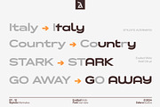 Exalted Wide, a Sans Serif Font by Zafara Studios (Thumbnail 7 of 12)
