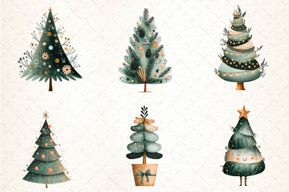 Hand-Drawn Christmas Tree PNG, an Illustration by DreamCafeArt (Photo 6 of 8)