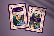Valentine Day Greeting Card, a Card Template by graphicook (Thumbnail 4 of 4)