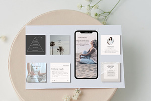 Wellness Coach Template Canva