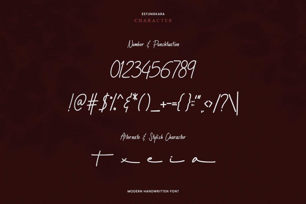 Natural - Modern Display Font, a Script Font by Luna Shop (Photo 4 of 8)