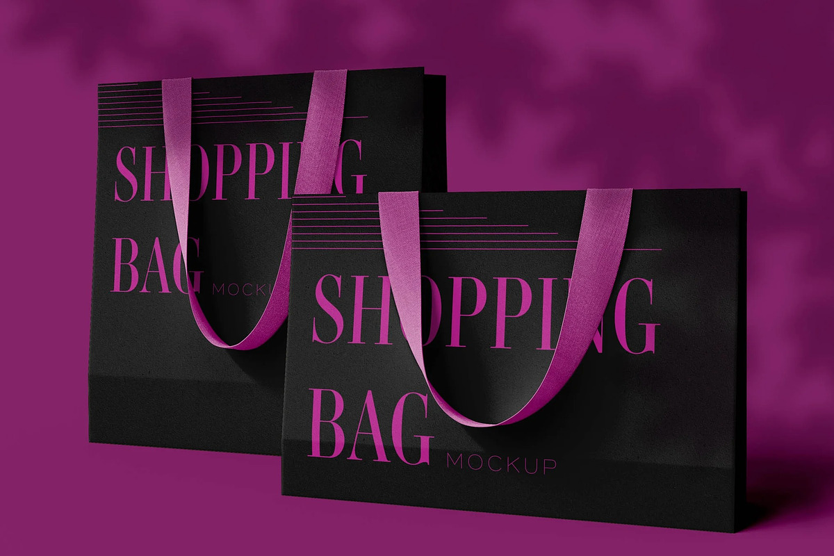 Shopping Bag Mockup, a Packaging Mockup by skybluecreative (Photo 2 of 2)