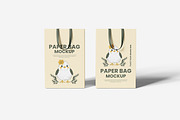 Paper Bag Mockup, a Merchandise Mockup by bimockup (Thumbnail 4 of 6)
