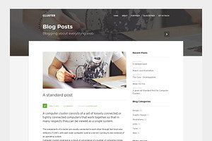 Cluster - Portfolio WordPress Theme