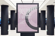 Poster outdoor indoor mockup bundle, an Advertising Mockup by FoundImages (Thumbnail 48 of 64)