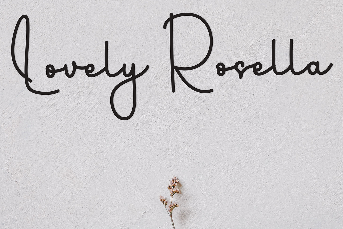 Stylish Elegant, a Handwritten Font by InermediaSTUDIO (Photo 6 of 8)