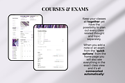 Purple Notion Student Planner, an App Template by SociallyyCreative (Thumbnail 5 of 10)