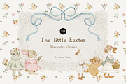 Grandmillenial Cottage kids set, an Object Graphic by Grace Noboa Illustrations (Thumbnail 1 of 17)