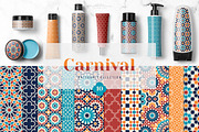 Moroccan Mosaic Seamless Patterns, a Pattern Graphic by The Paper Town (Thumbnail 4 of 7)