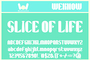 Slice of life font, a Font by weknow (Thumbnail 1 of 8)