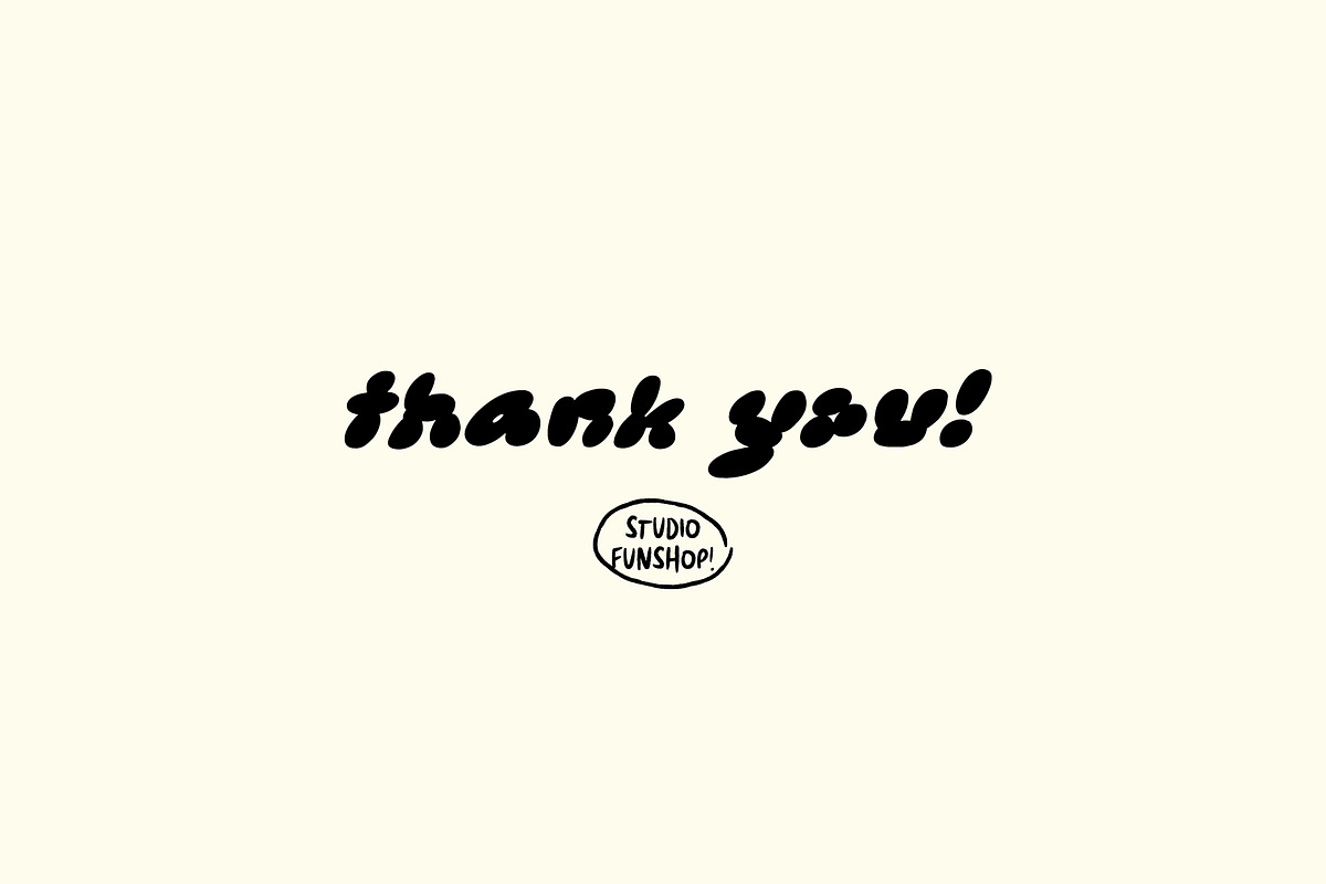 Puffie - Unique Bubble Font, a Font by Studio Funshop by Kelli (Photo 12 of 12)