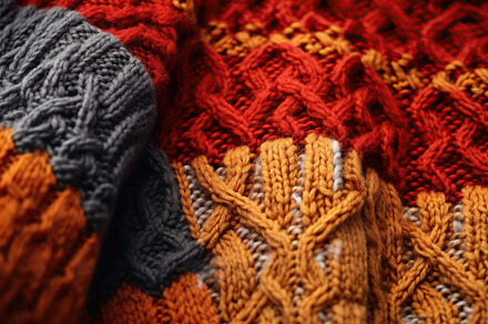 Background of colorful knitted sweater, a Beauty & Fashion Photo by AlyaAnd