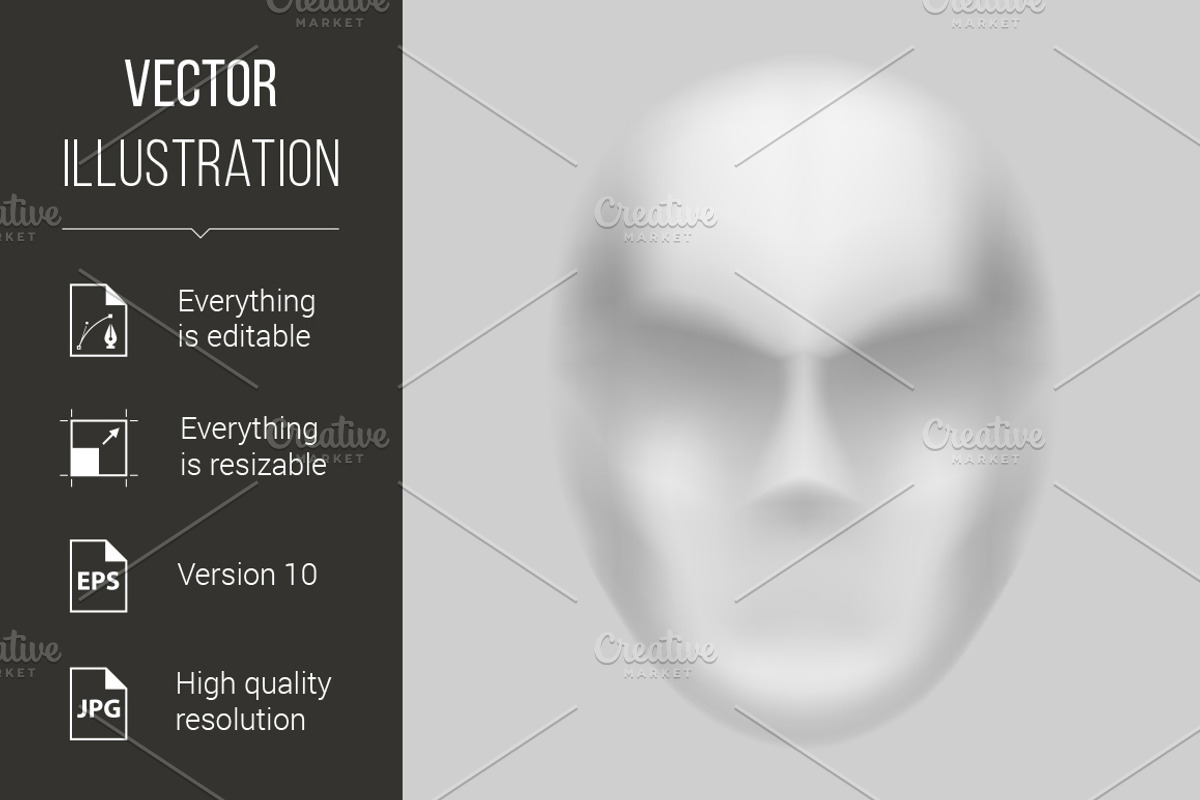 Blurry face, a Graphic by DvargShop