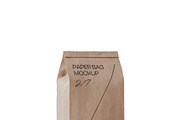 Paper Bag Mockup Front View, a Packaging Mockup by INDERNEILk (Thumbnail 1 of 2)