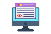 Programming Flat Icon, a Duotone Icon by Pexelpy (Thumbnail 1 of 2)