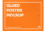 Glued Paper Poster Mockup Pack, an Advertising Mockup by DreamVisuals (Thumbnail 5 of 11)